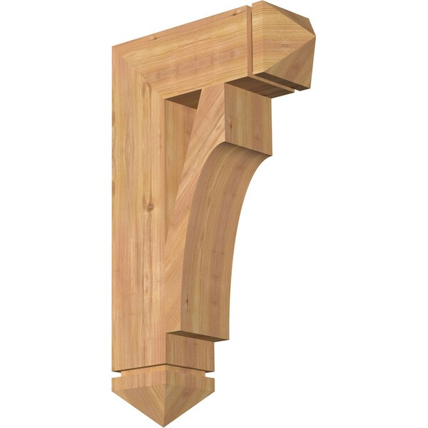 Ekena Millwork Westlake Arts & Crafts Smooth Bracket, Western Red Cedar, 5 1/2"W x 18"D x 30"H BKT06X18X30WTL03SWR - main